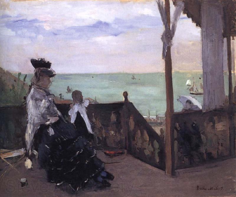 Berthe Morisot In a Villa at the Seaside Spain oil painting art